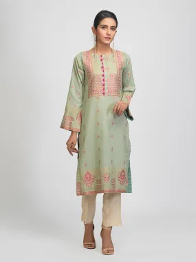 1pc Stitched Lawn Jacquard Shirt- Casual Pret (CP-00044)