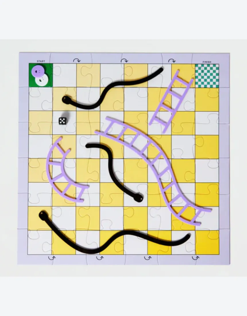 3-In-1 Game Set - Chess|Checkers|Snakes & Ladders