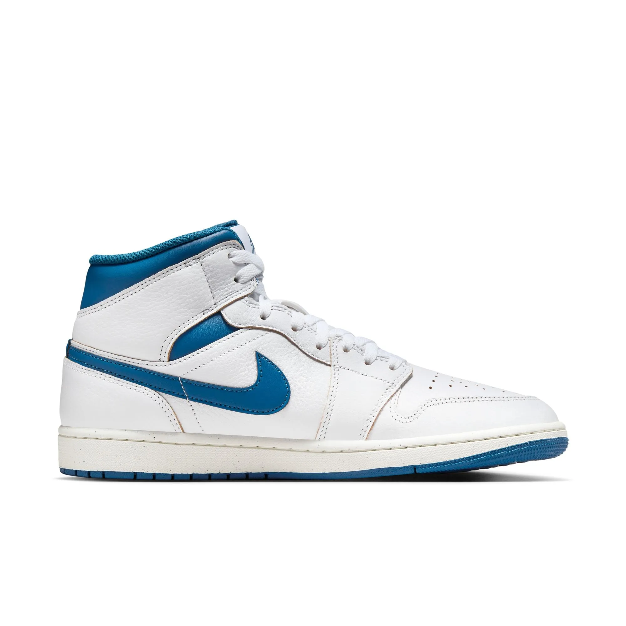 Air Jordan 1 Mid SE (White/Industrial Blue/Sail)