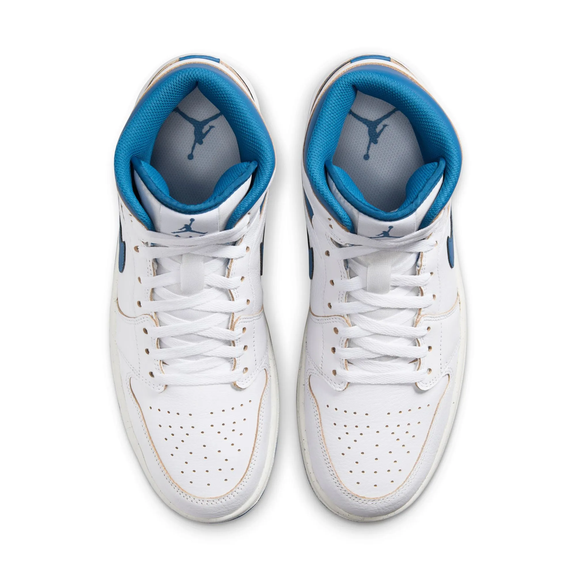 Air Jordan 1 Mid SE (White/Industrial Blue/Sail)