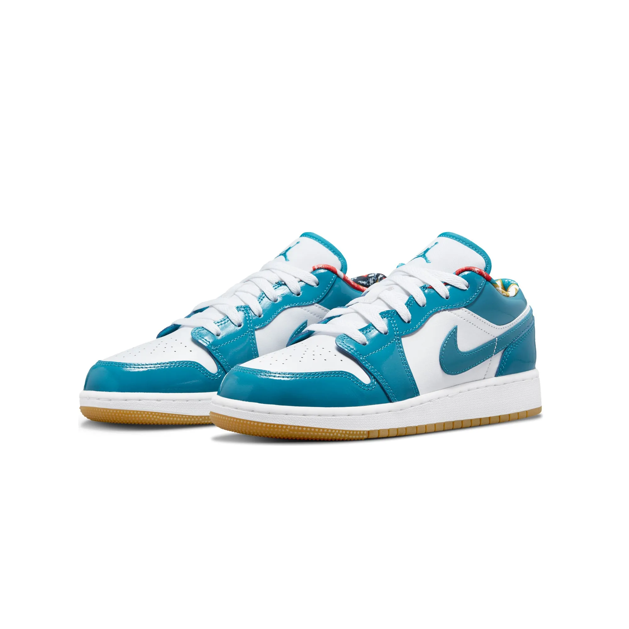 Air Jordan Kids 1 Low SE GS Shoes 'Cyber Teal'