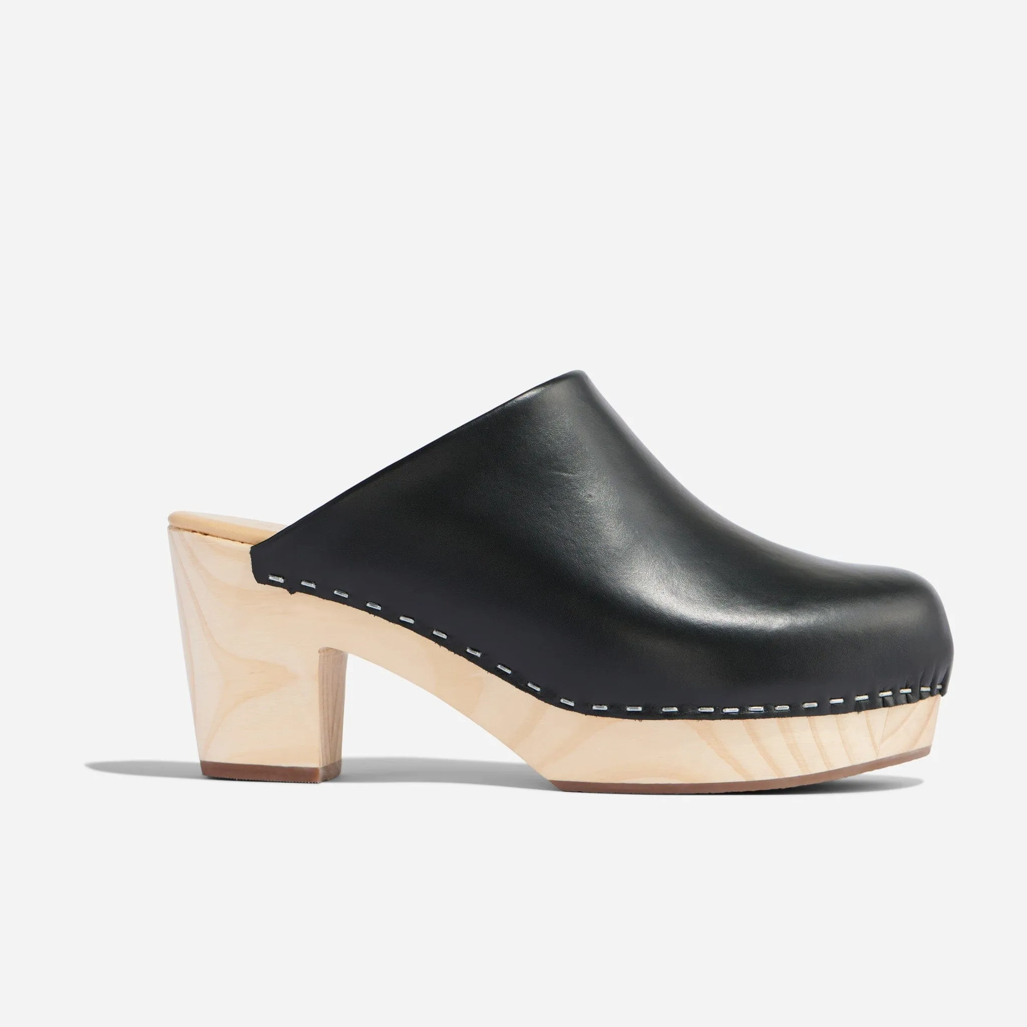 All-Day Heeled Clog Black