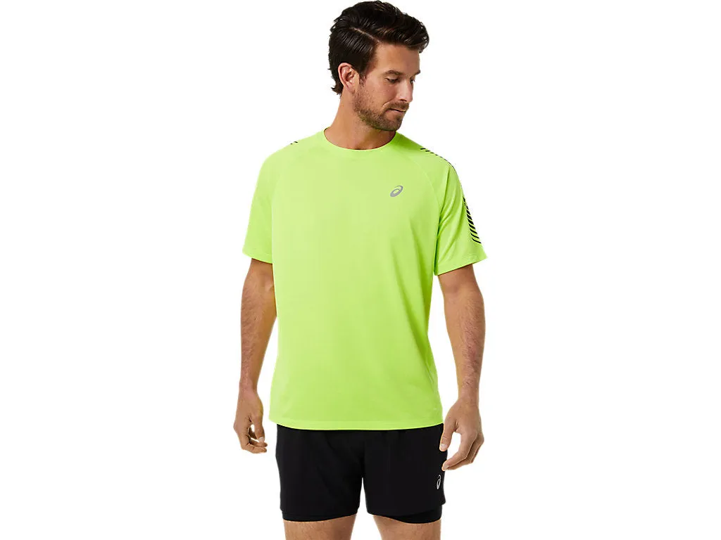 Asics short sleeve men's running t-shirt Icon SS Top 2011B055 302 green-graphite