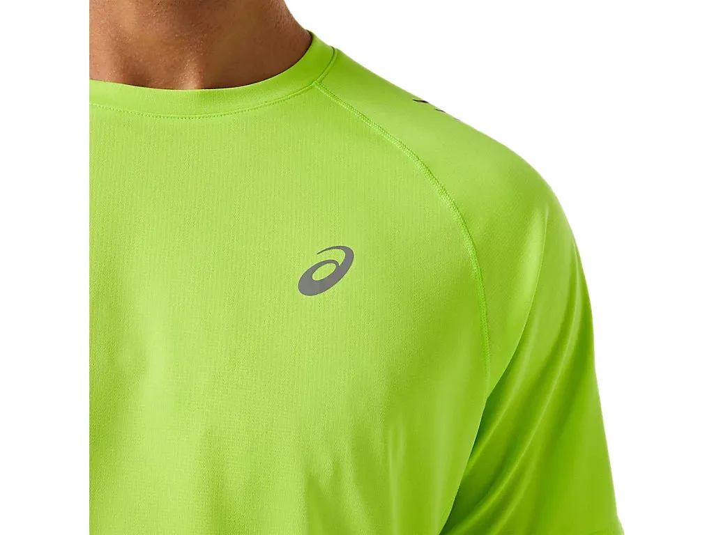 Asics short sleeve men's running t-shirt Icon SS Top 2011B055 302 green-graphite