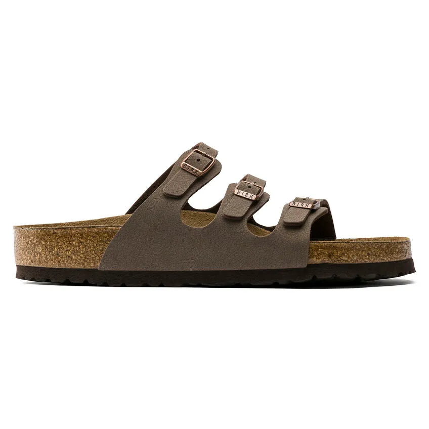 Birkenstock Women's Florida Soft Footbed Birkibuc (Mocha)