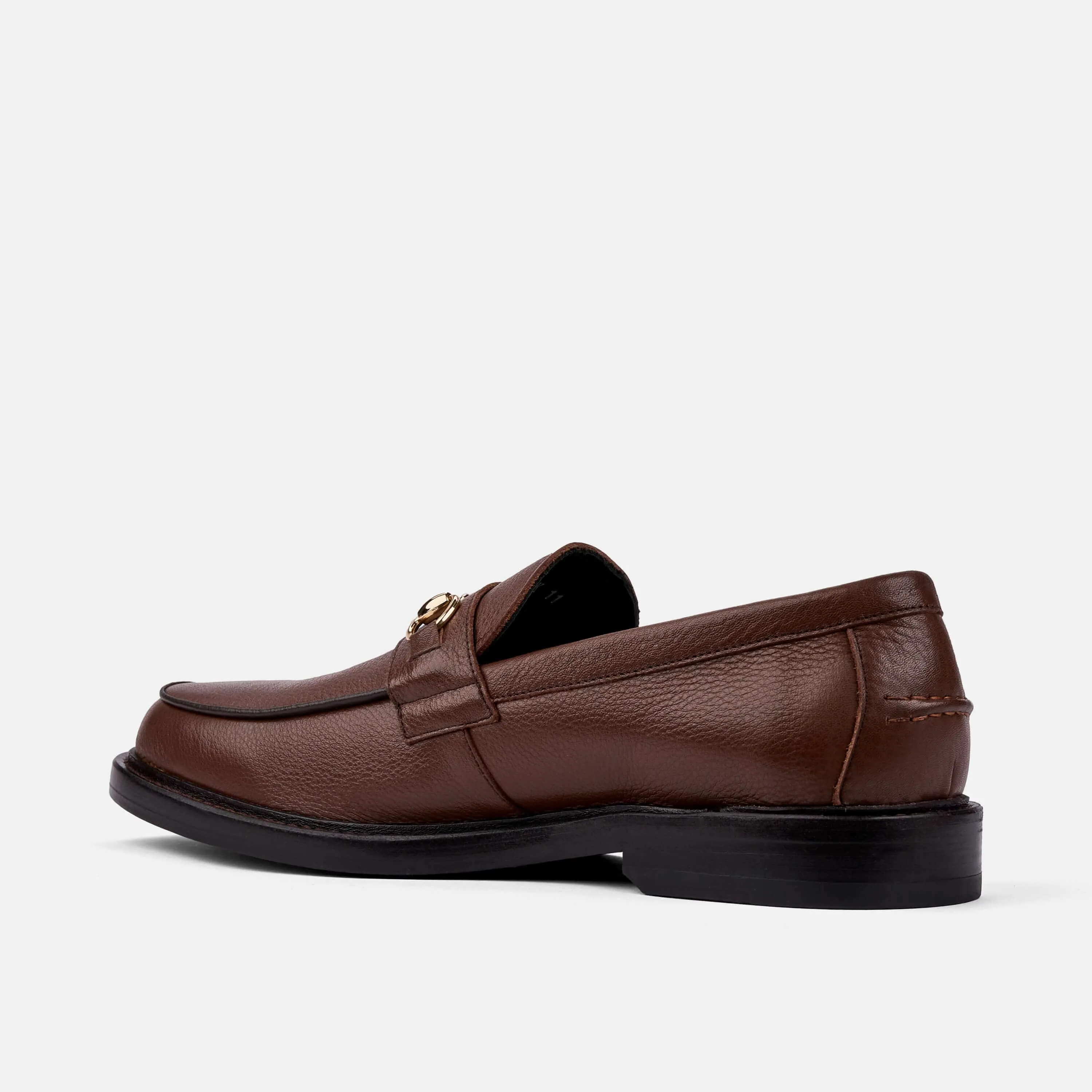 Black Menswear The Gentleman Chocolate Bit Loafers