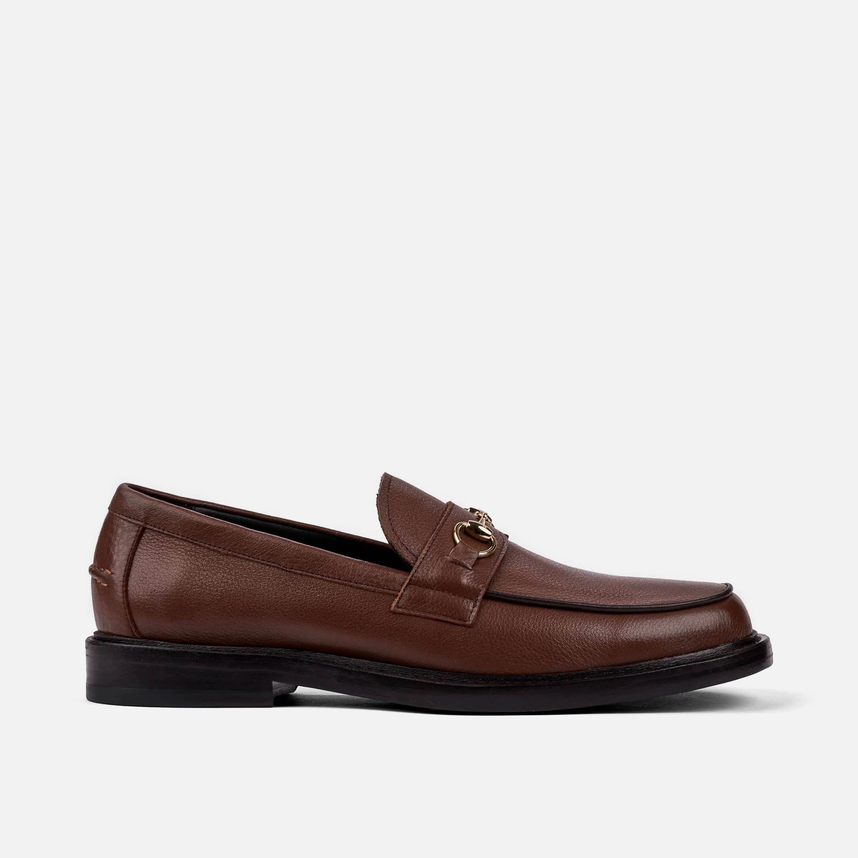 Black Menswear The Gentleman Chocolate Bit Loafers