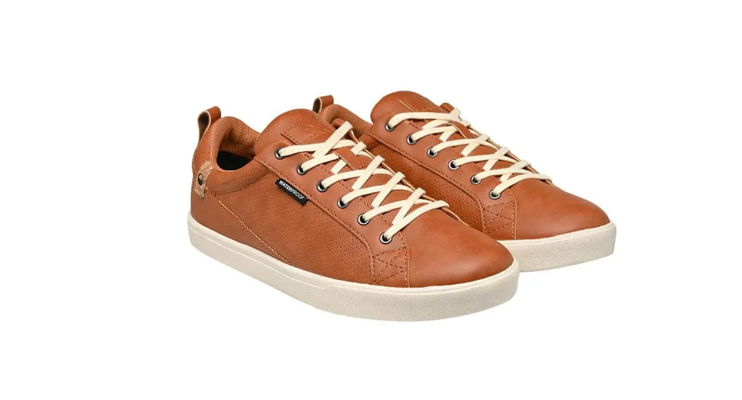 Cannon Women's Waterproof Recycled Sneakers | Caramel