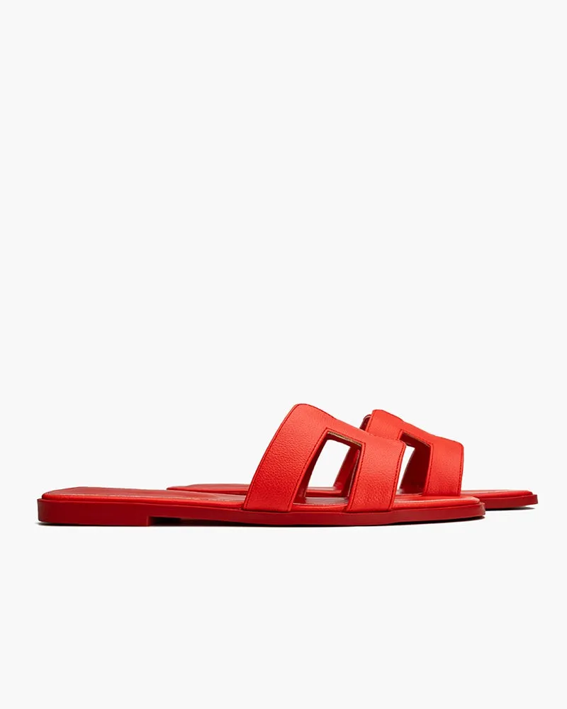 Classic Color Beach Flat Slippers Sandals