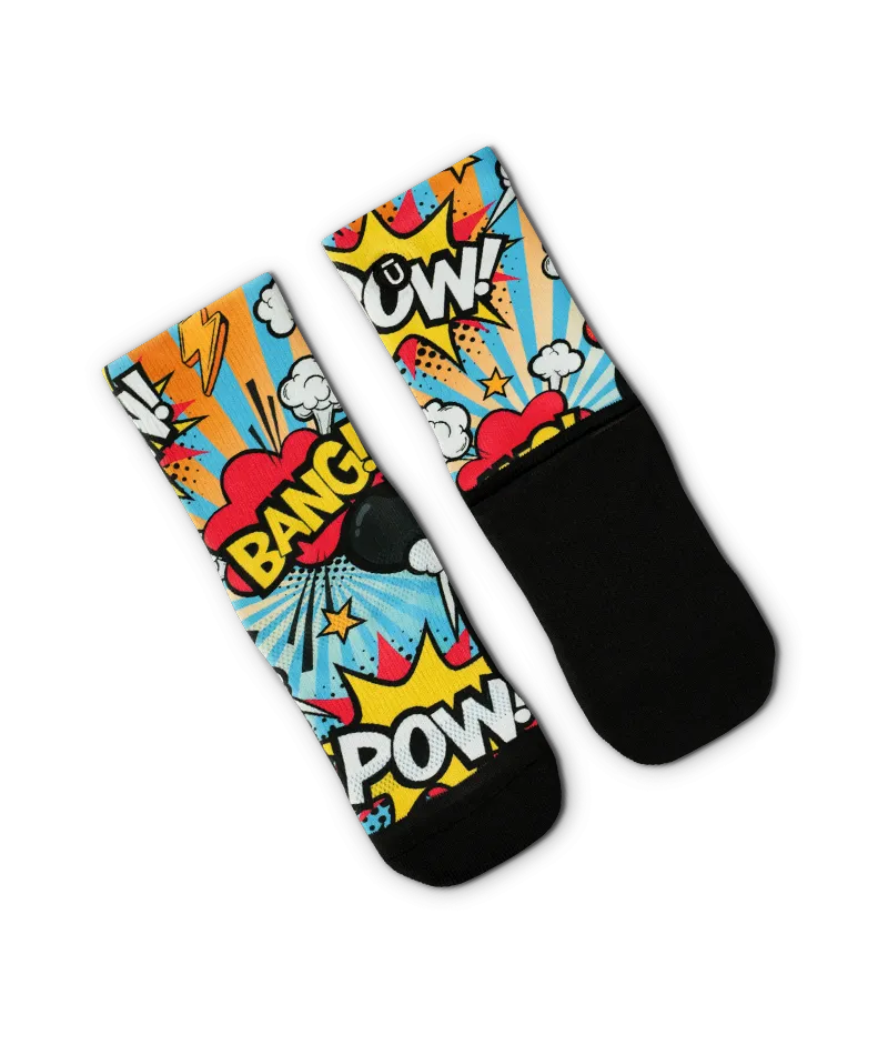 Comic Action Youth Crew Socks 3-Pack