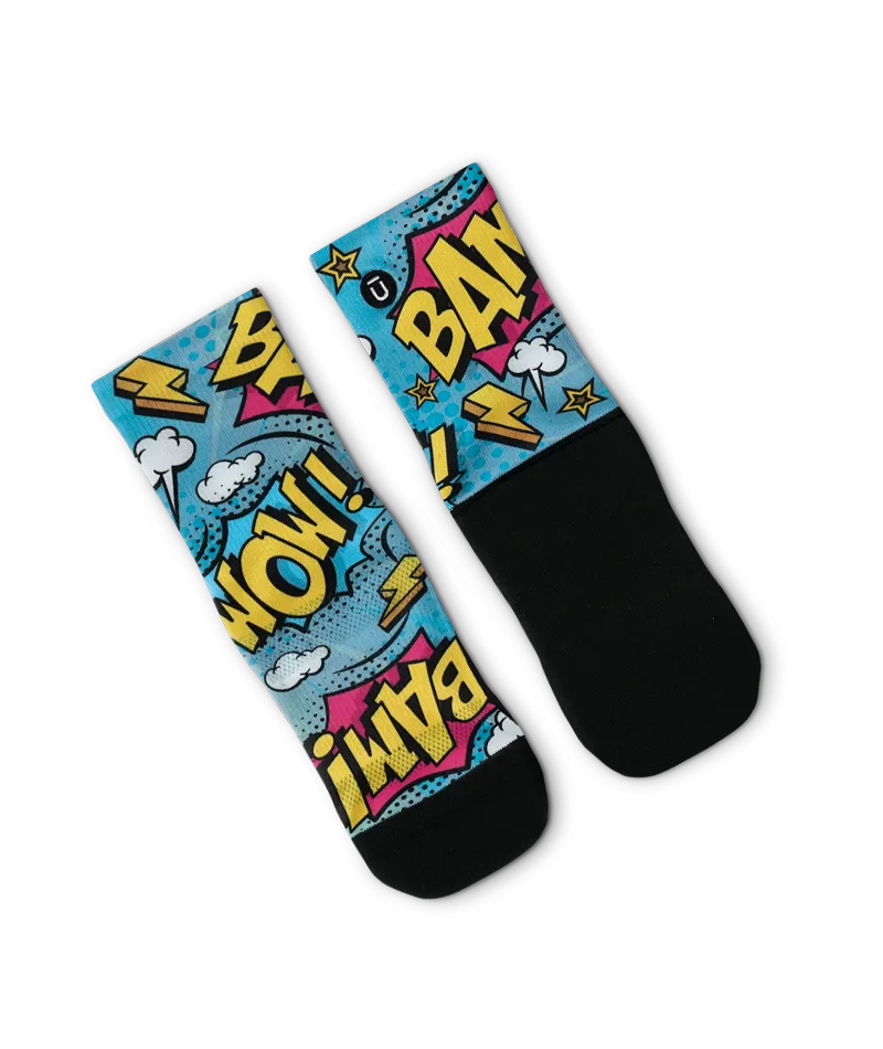 Comic Action Youth Crew Socks 3-Pack