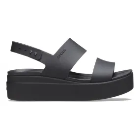 Crocs women's Brooklyn Low Wedge sandal 206453 060 black 