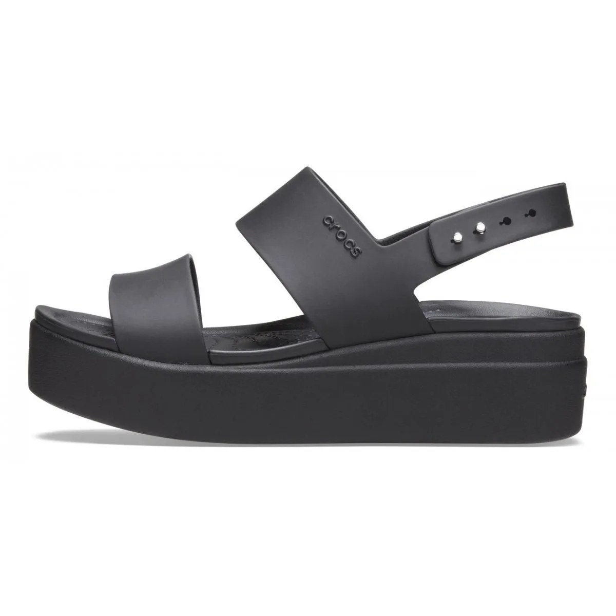 Crocs women's Brooklyn Low Wedge sandal 206453 060 black 