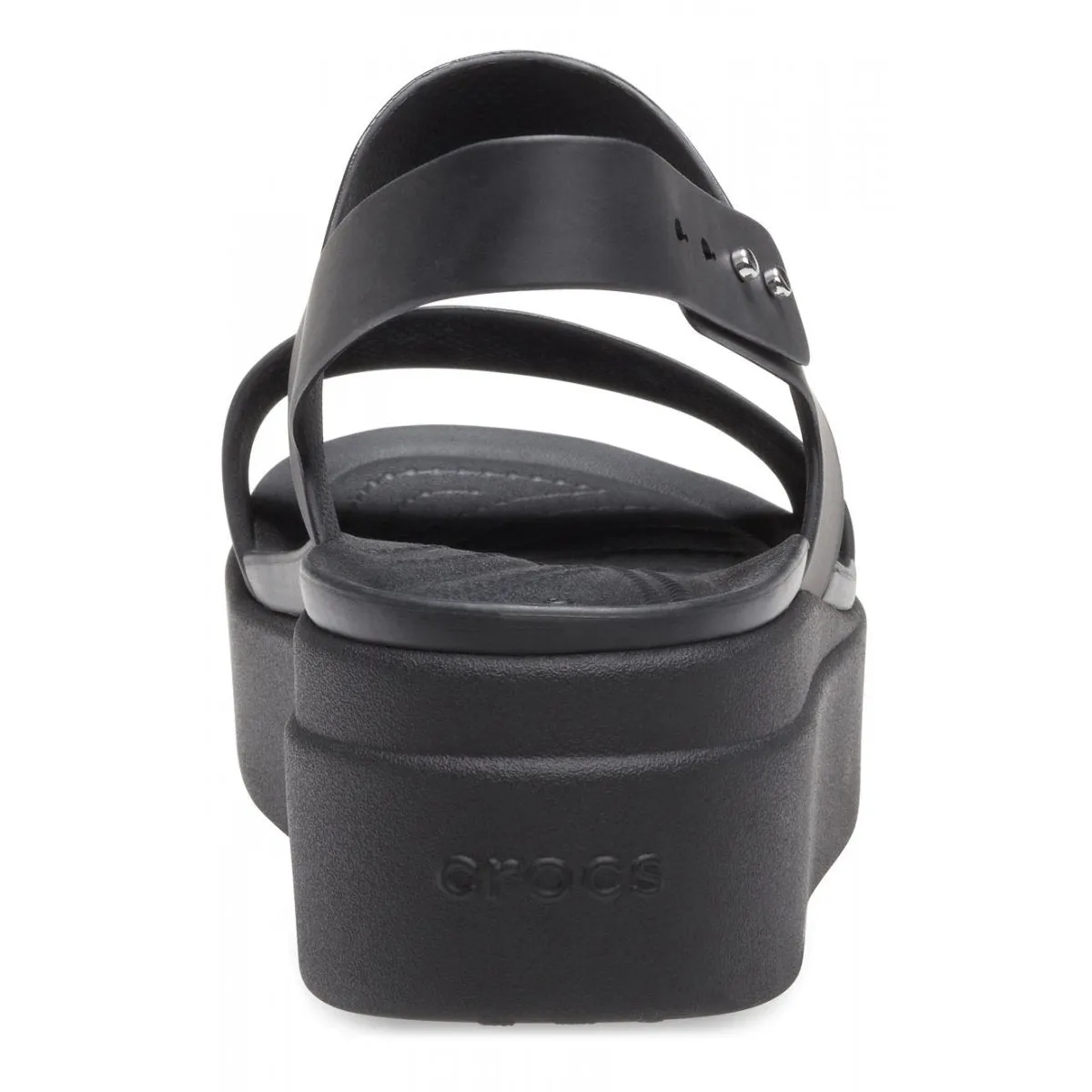 Crocs women's Brooklyn Low Wedge sandal 206453 060 black 