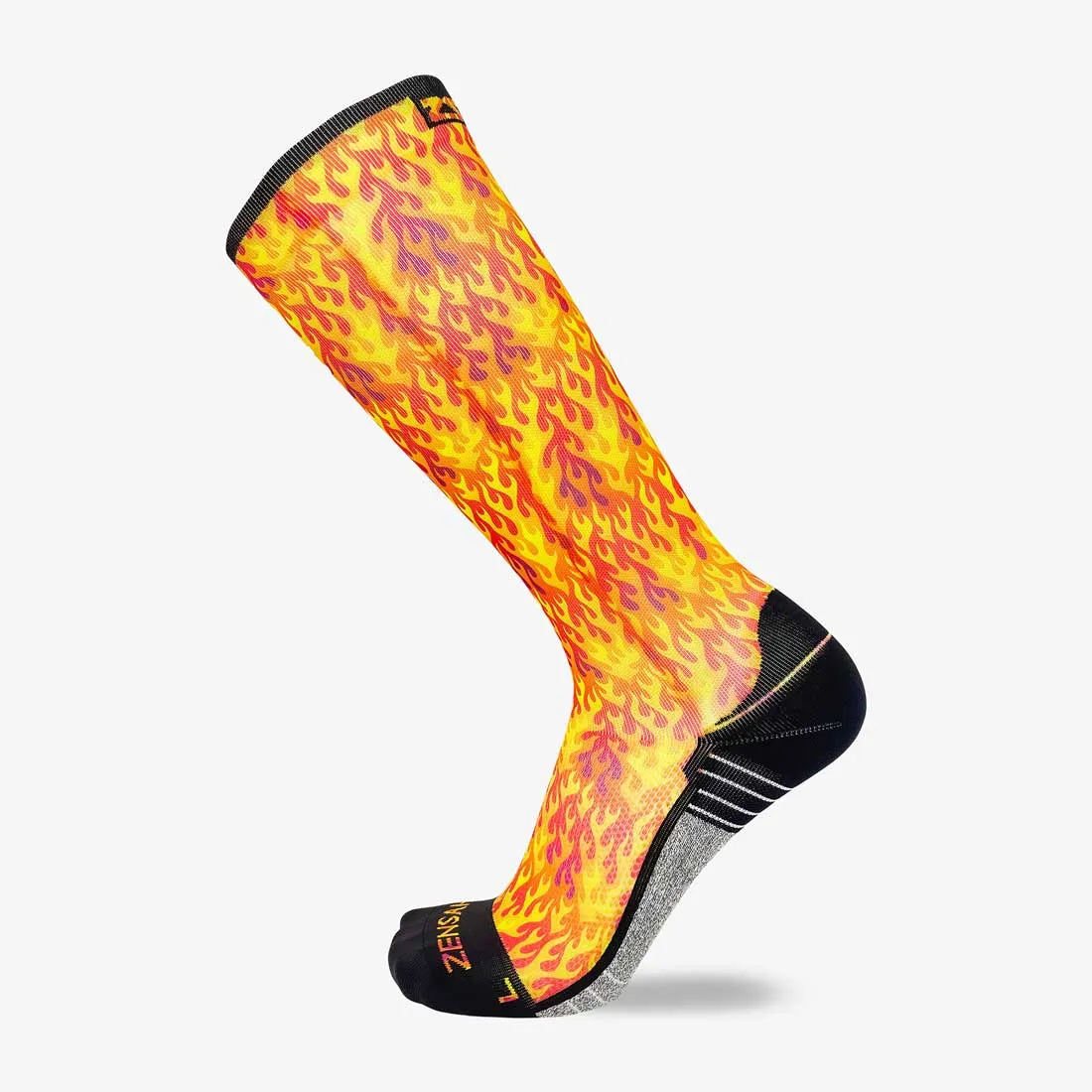 Flames Compression Socks (Knee-High)