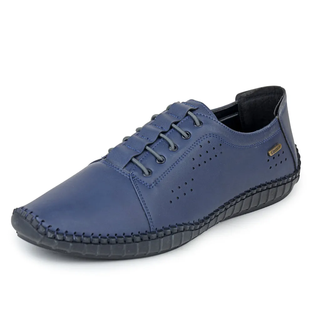 Fortune (N.Blue) Casual Lace Up Shoes For Men JPL-252 By Liberty