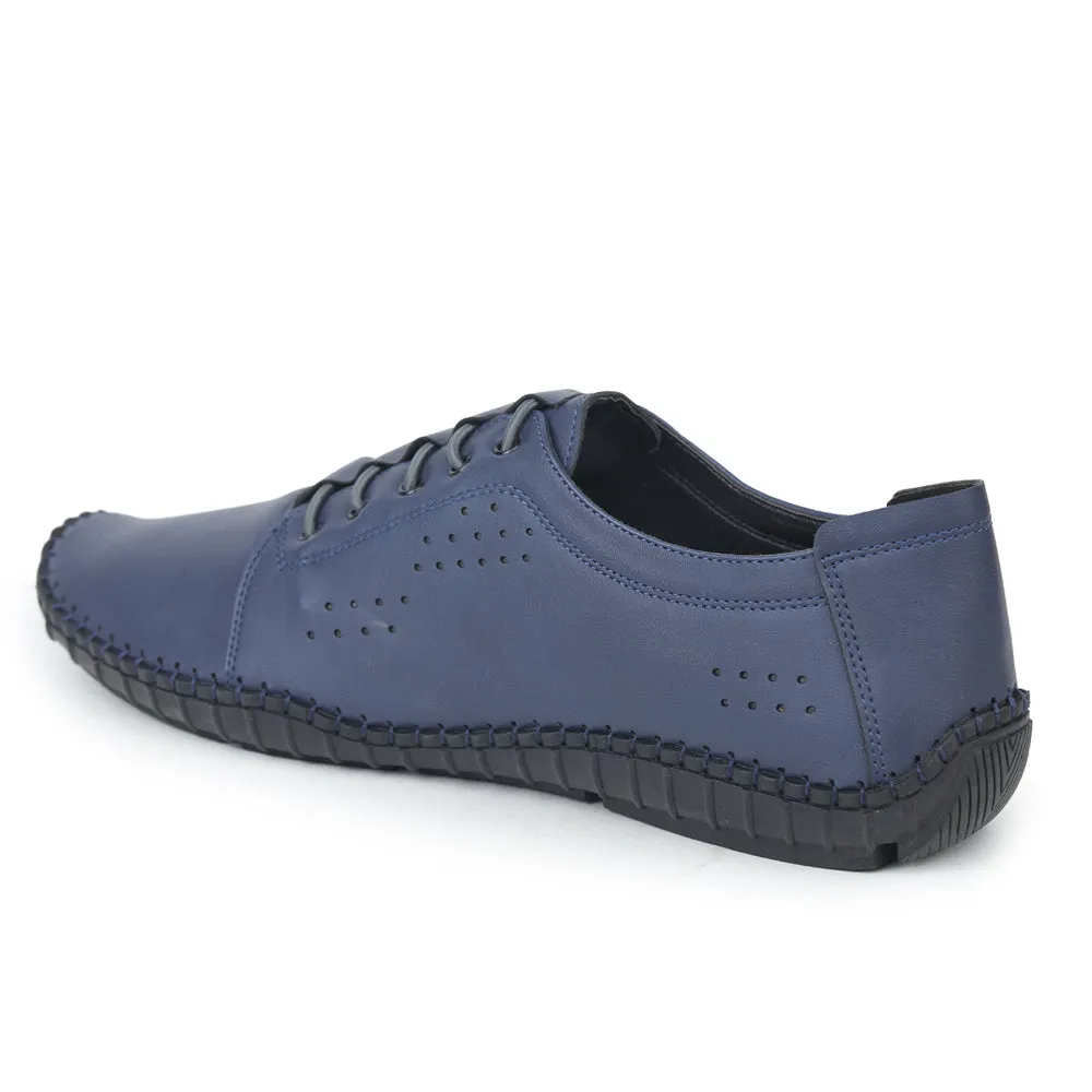 Fortune (N.Blue) Casual Lace Up Shoes For Men JPL-252 By Liberty