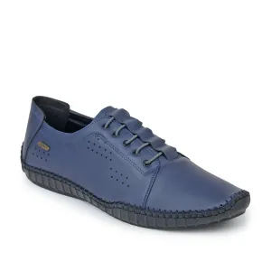 Fortune (N.Blue) Casual Lace Up Shoes For Men JPL-252 By Liberty