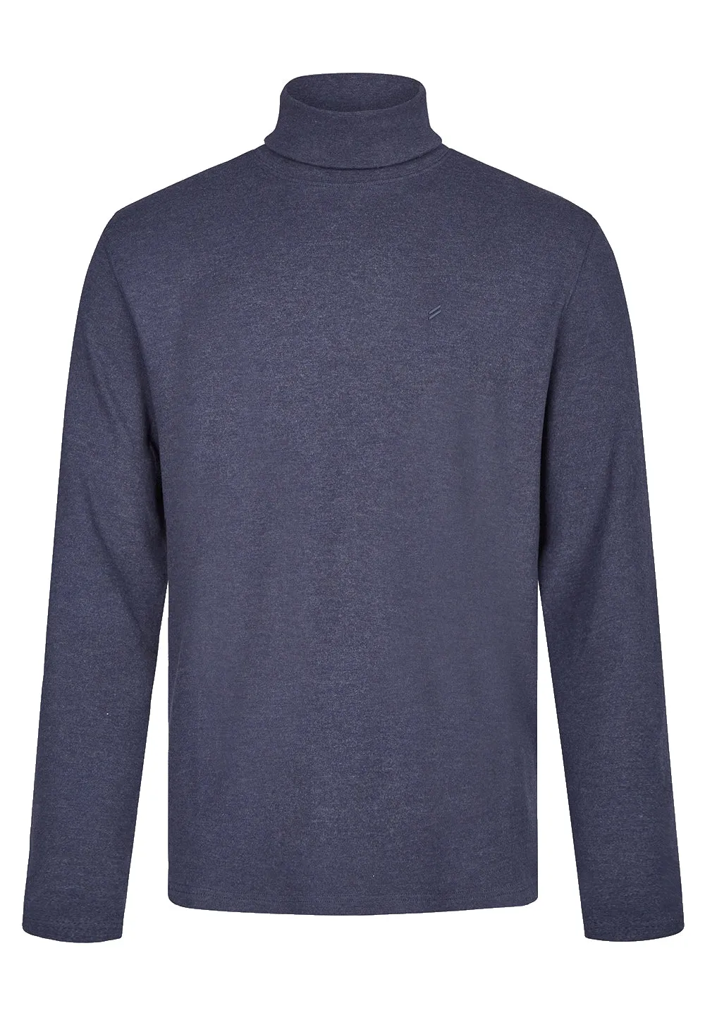 French Navy Rollneck Knit Jumper