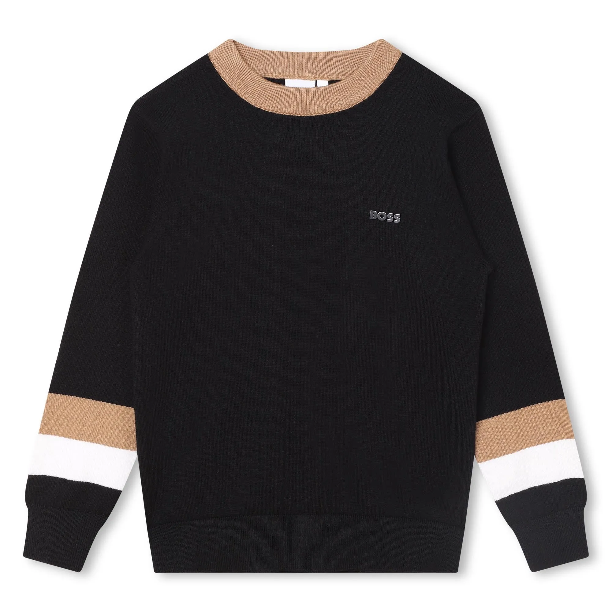 Hugo Boss Boys Black Sweatshirt_J25Q07-09B