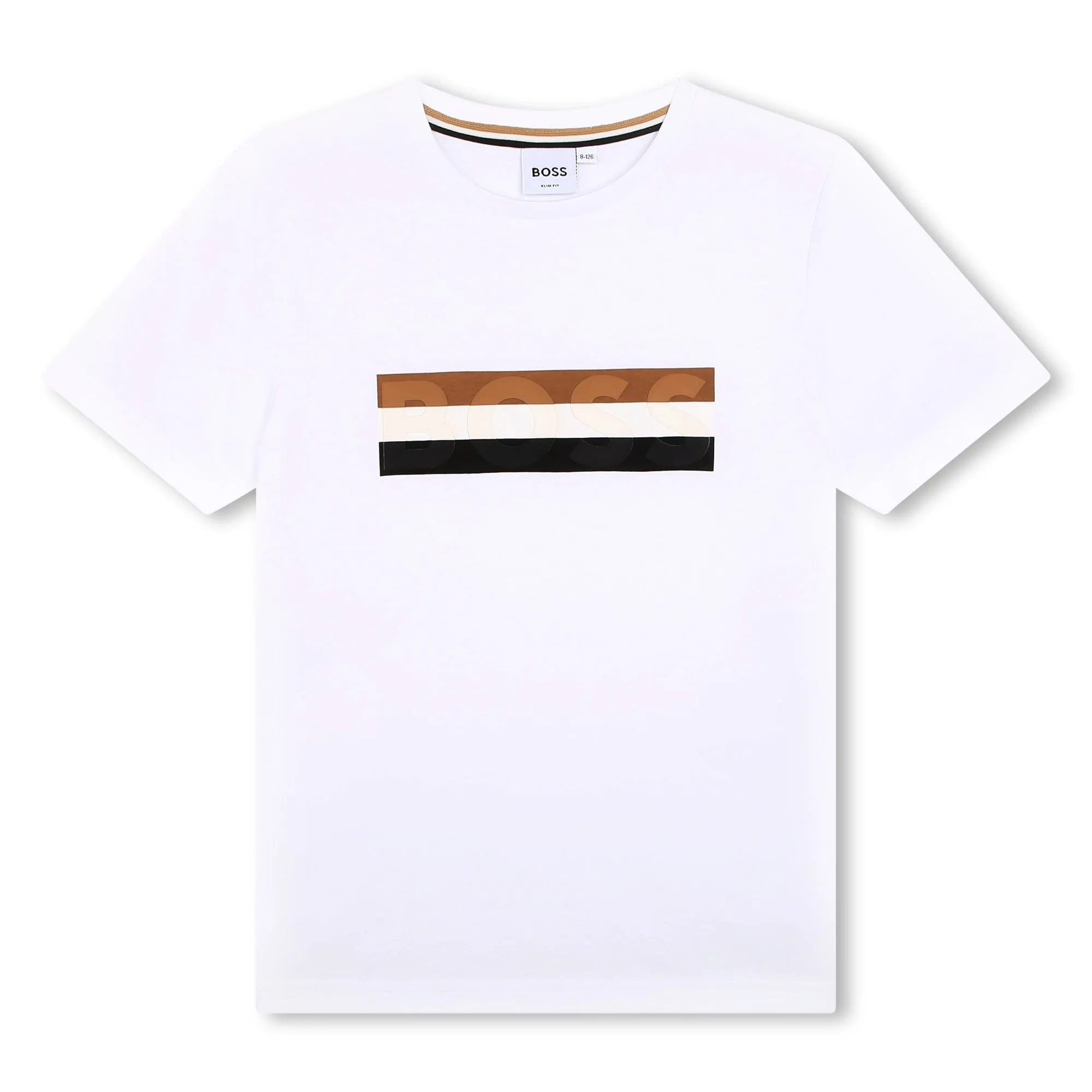 Hugo Boss Boys White T-Shirt _J25O88-10P