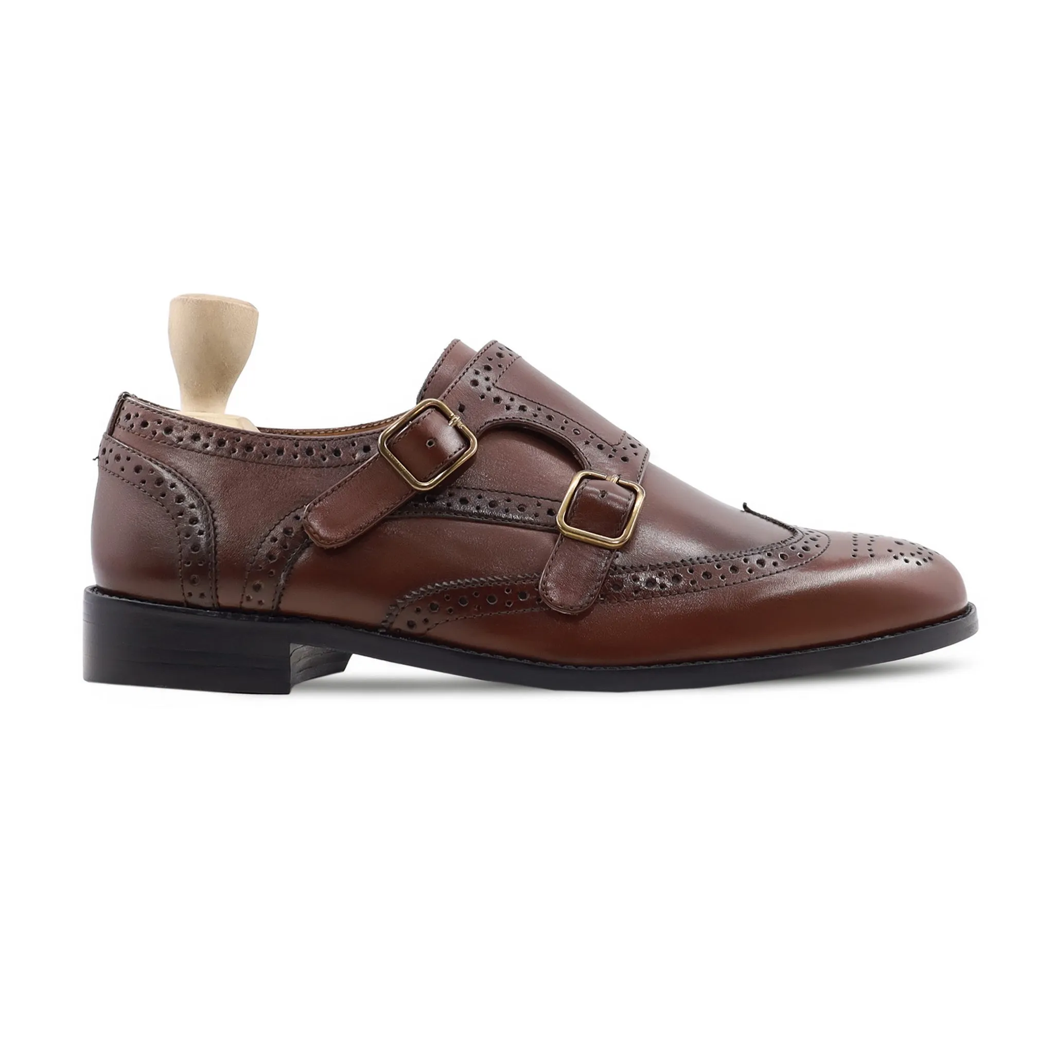 Idrija - Brown Double Monkstrap