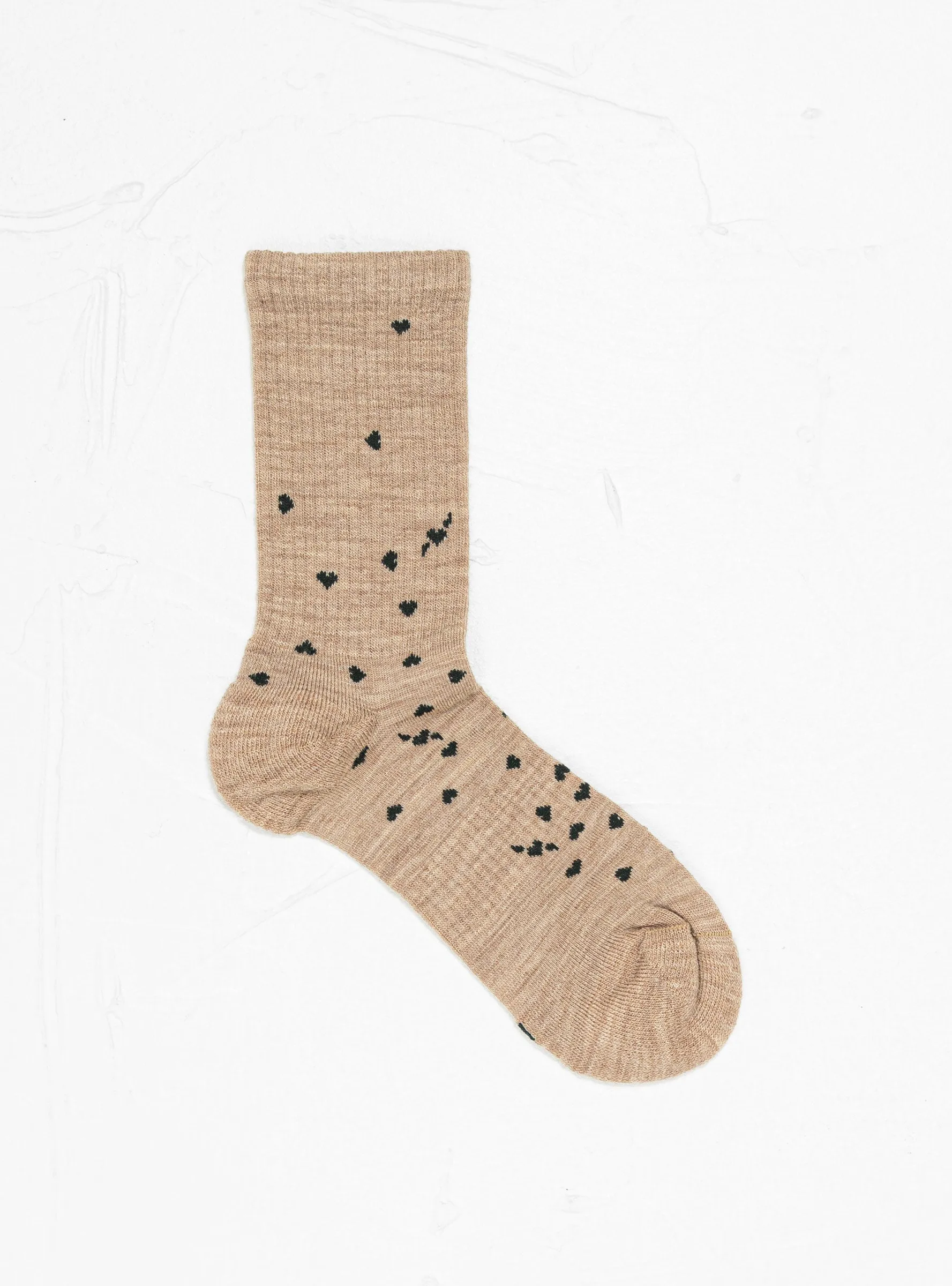 Imi Sporty Wool Crew Socks Oatmeal