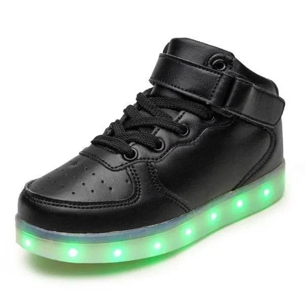 Infants Flash Wear Black High Tops