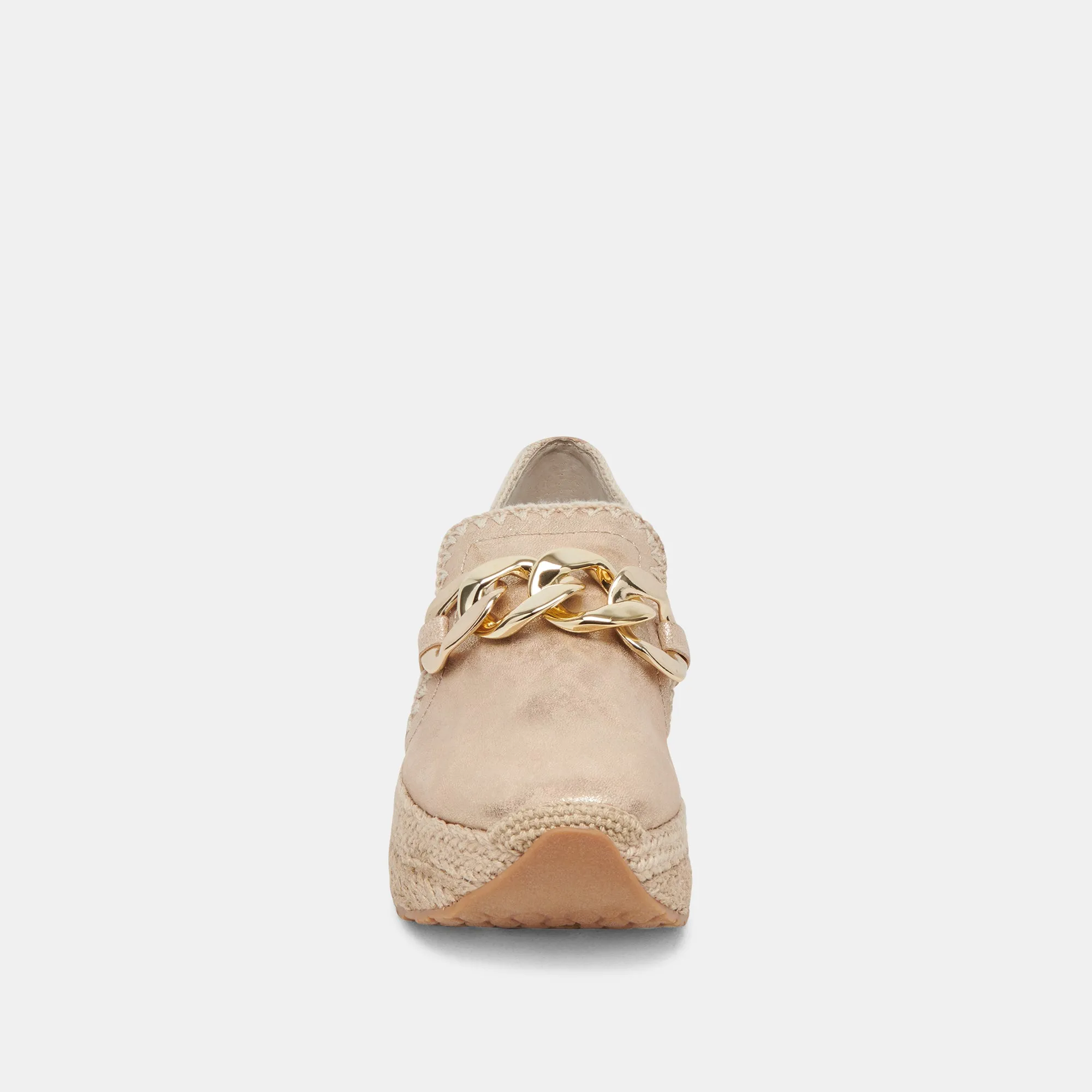 JHENEE ESPADRILLE SNEAKERS LIGHT GOLD NUBUCK