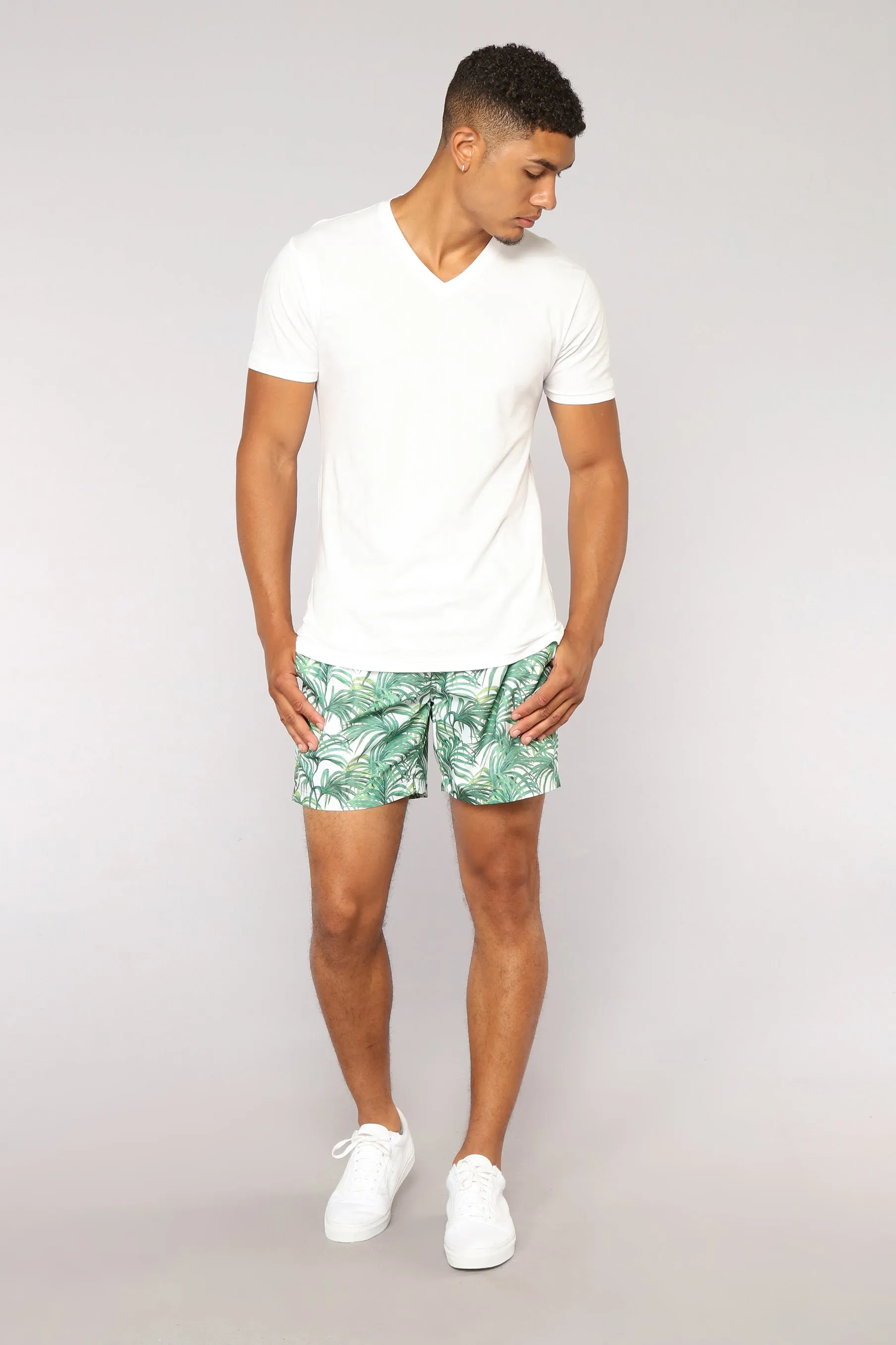 Jones Board Shorts - Jungle Leaves