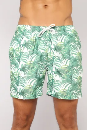 Jones Board Shorts - Jungle Leaves