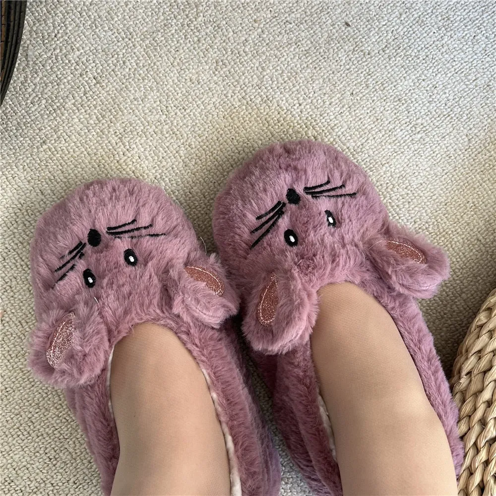 Kawaii Mouse Ears Slippers