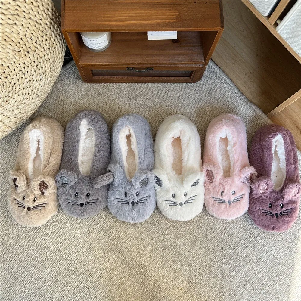 Kawaii Mouse Ears Slippers