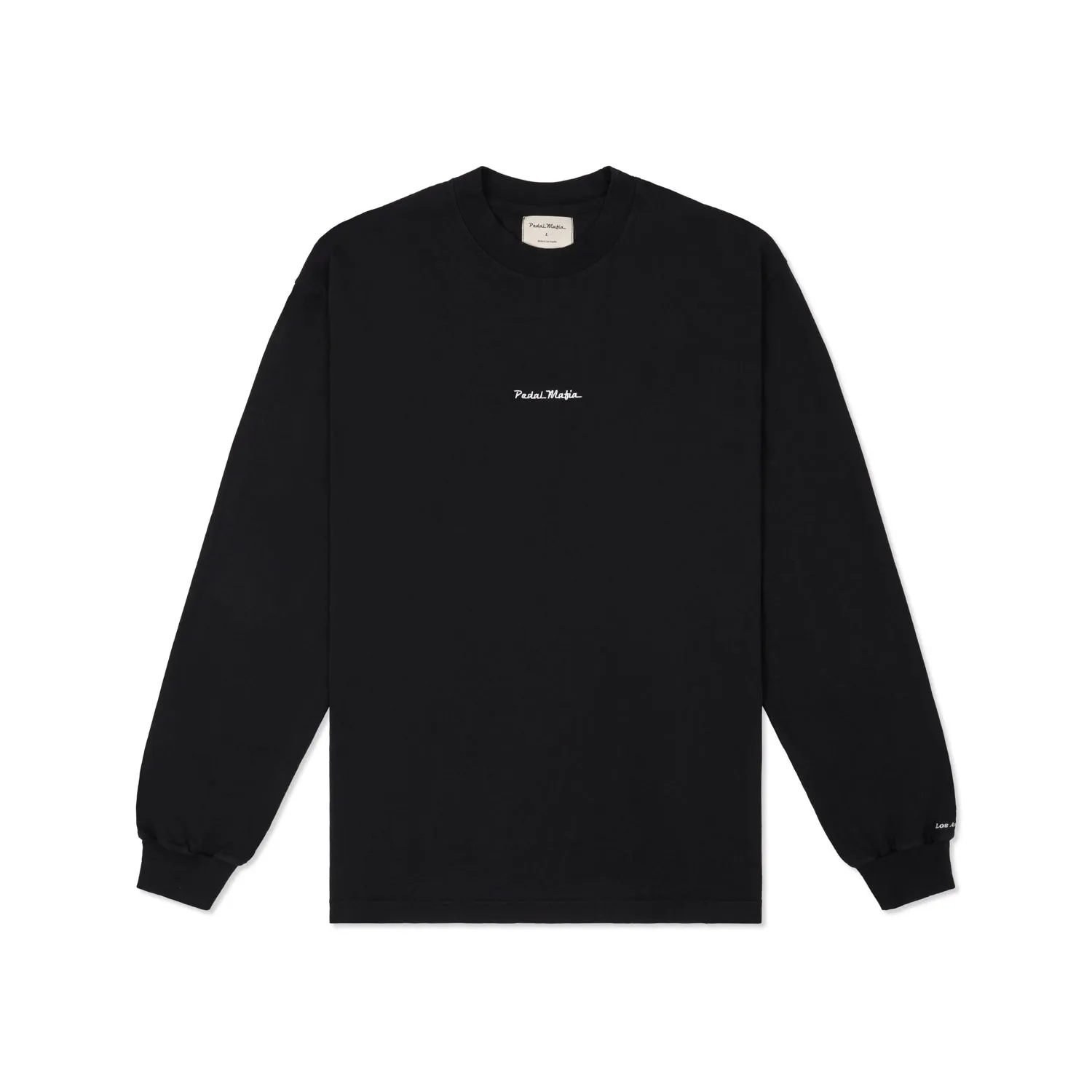 LA Long Sleeve T Shirt - Black Cream