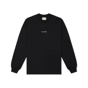 LA Long Sleeve T Shirt - Black Cream