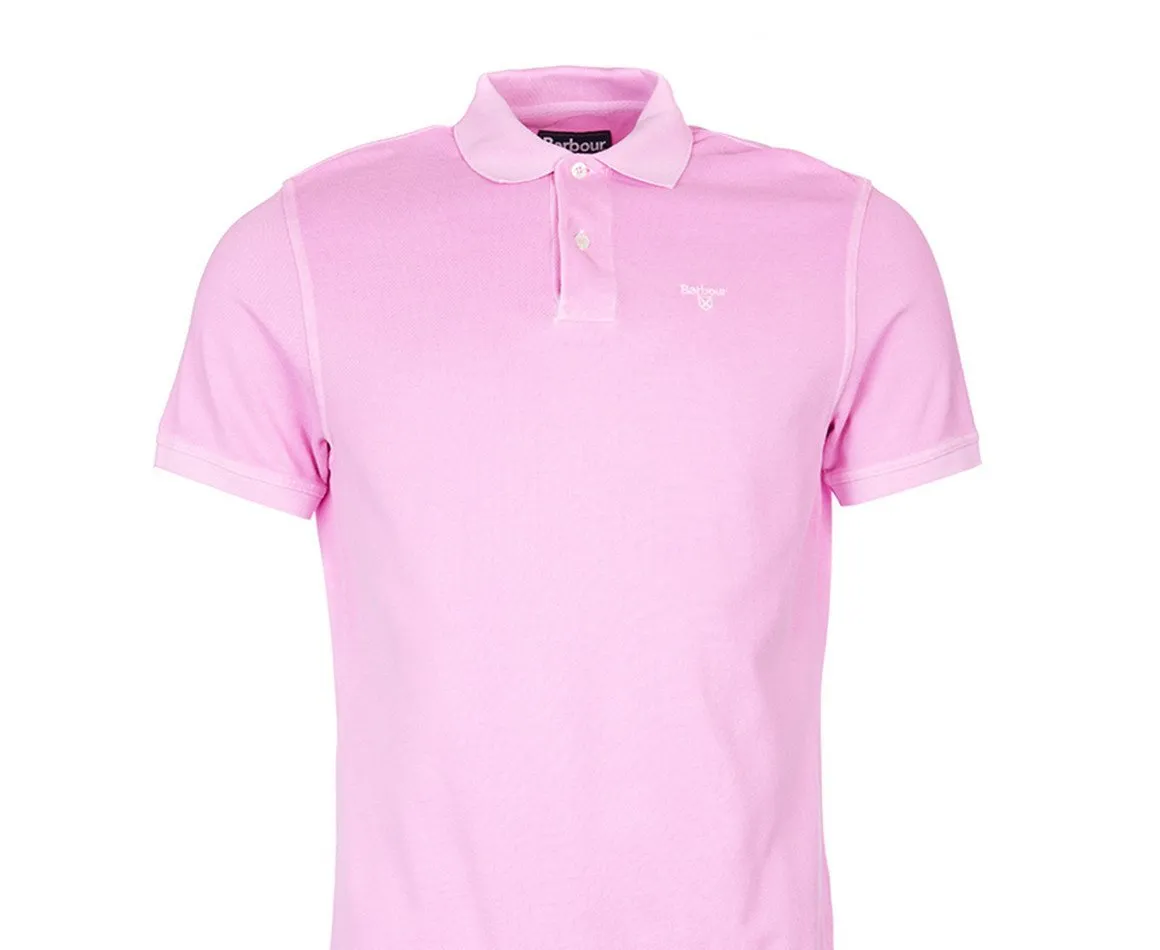 Men's Barbour | Washed Sports Polo | Pink