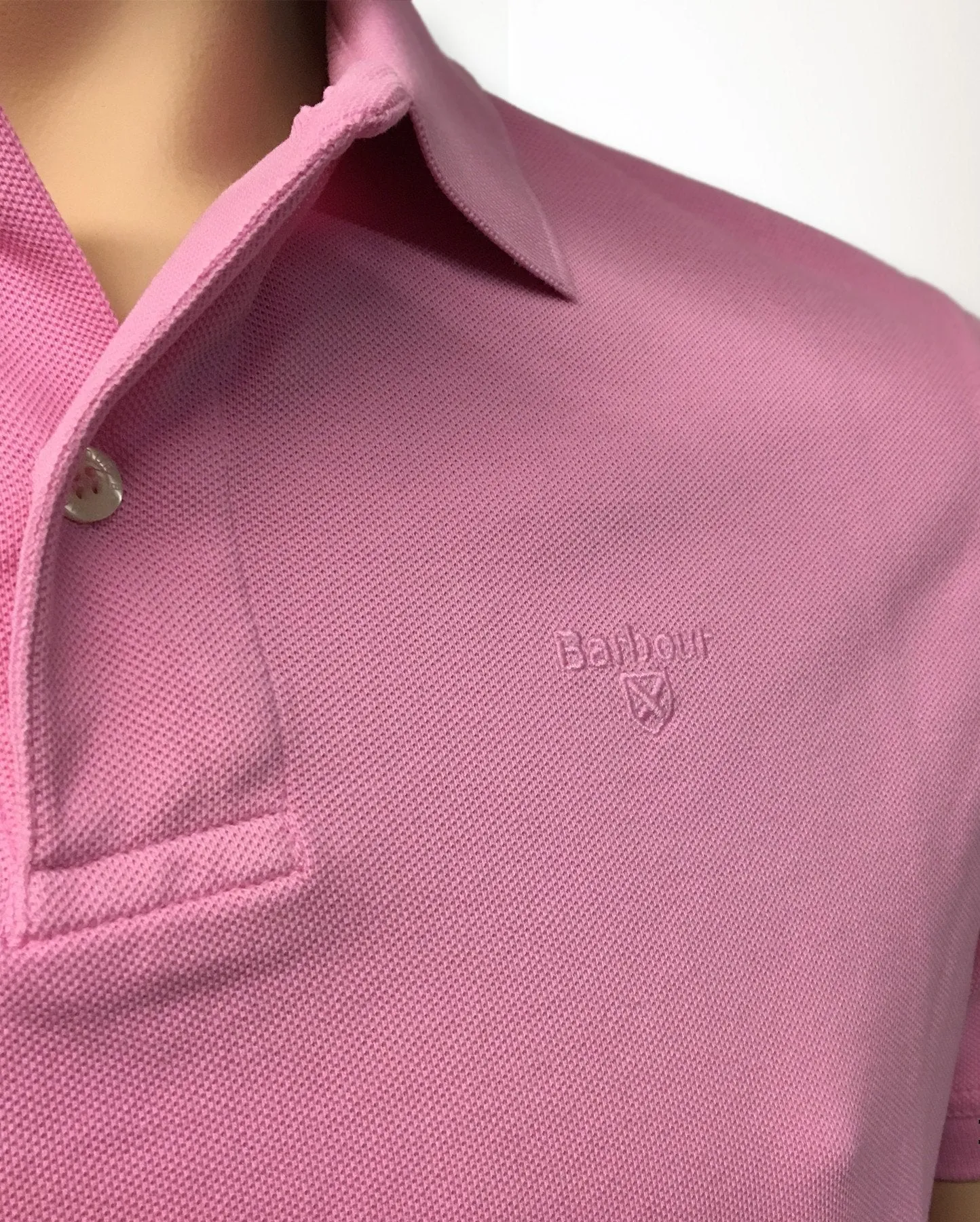 Men's Barbour | Washed Sports Polo | Pink