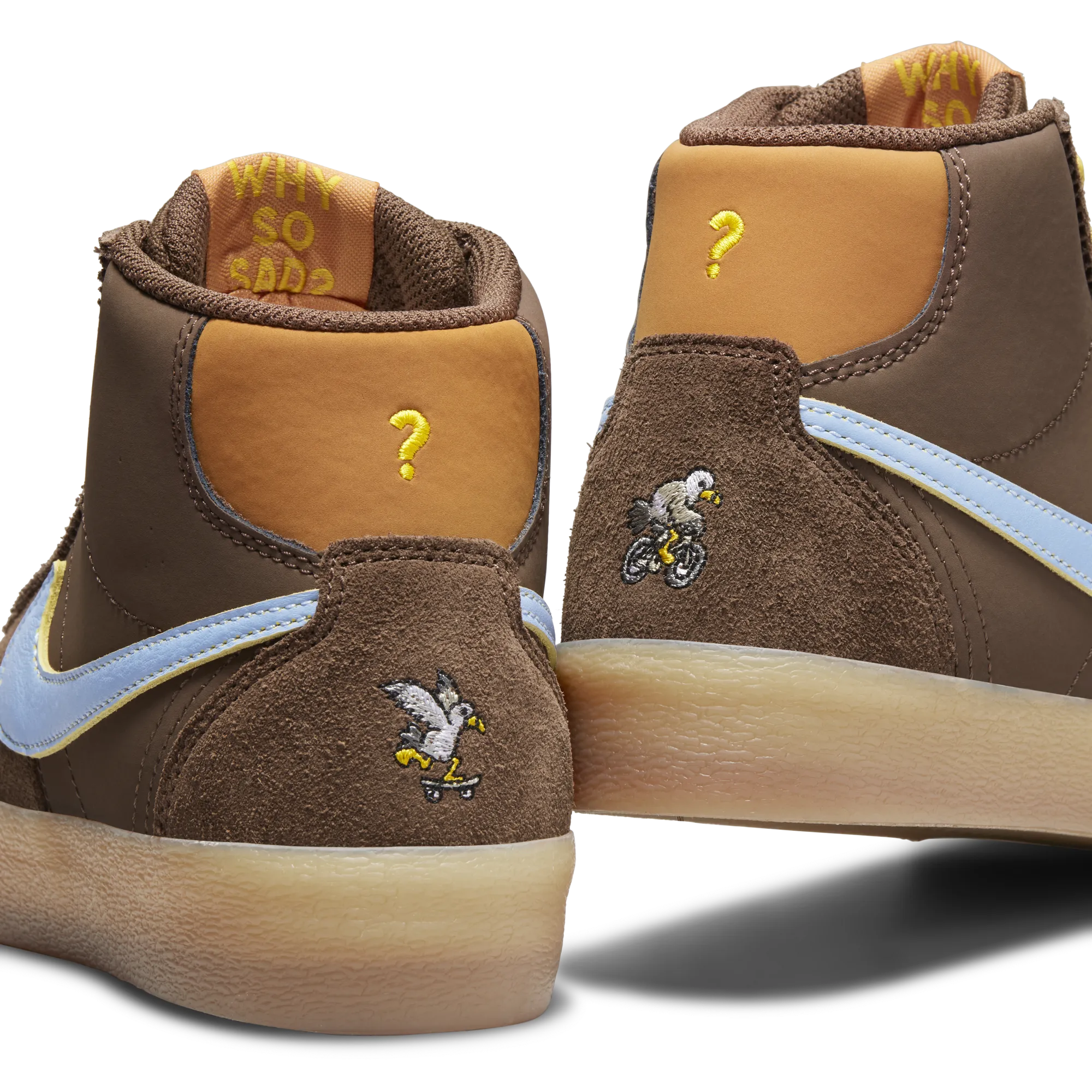 Nike SB Bruin High Prm Why So Sad Chocolate/Light Blue