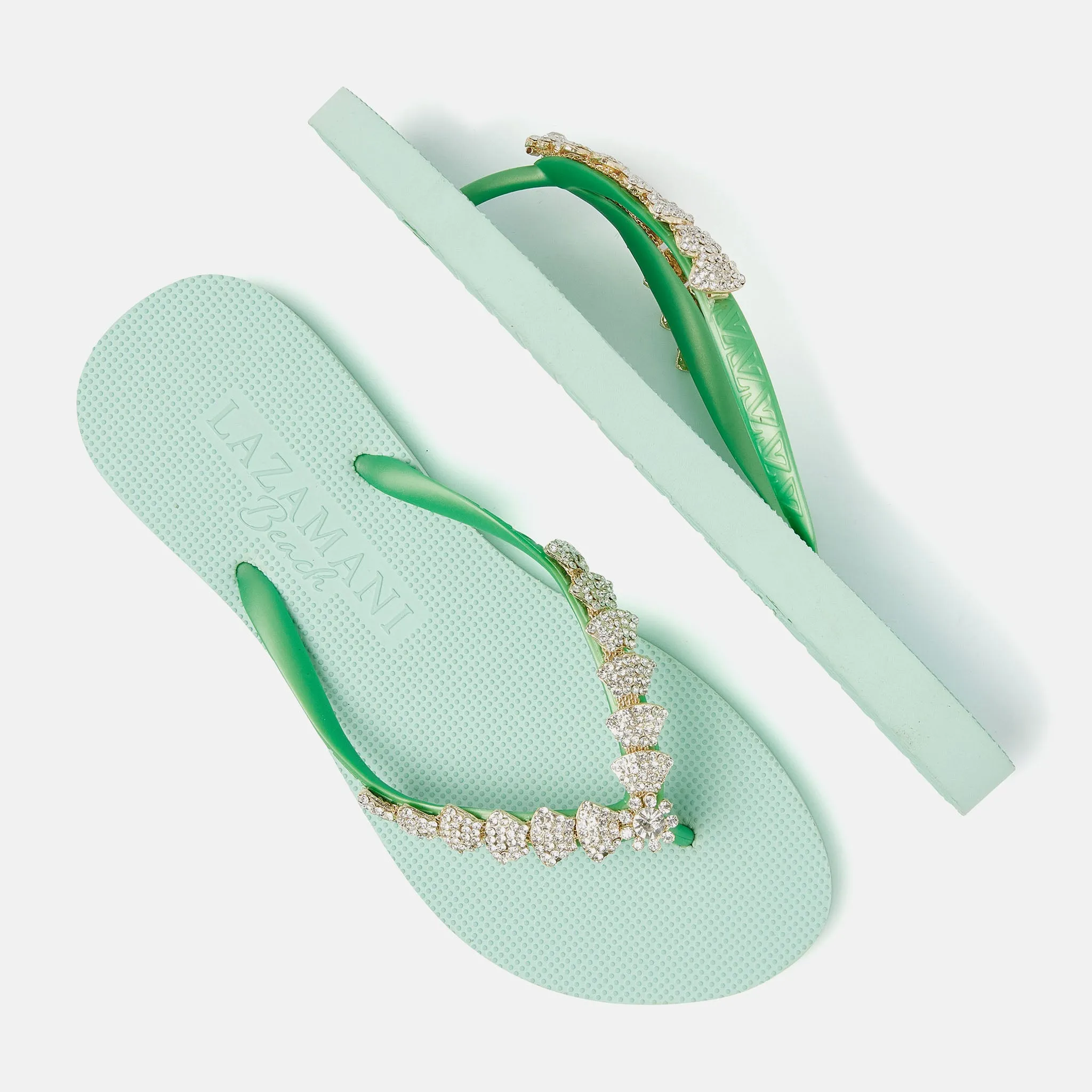 Nusa Penida Beach Dames Slippers Mint