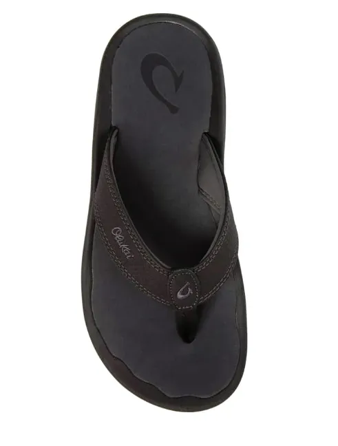 Olukai Men's Ohana - Black/Dark Shadow