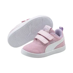 Puma Courtflex v2 Mesh V children's tear-off sneaker 371759-08 pink-white