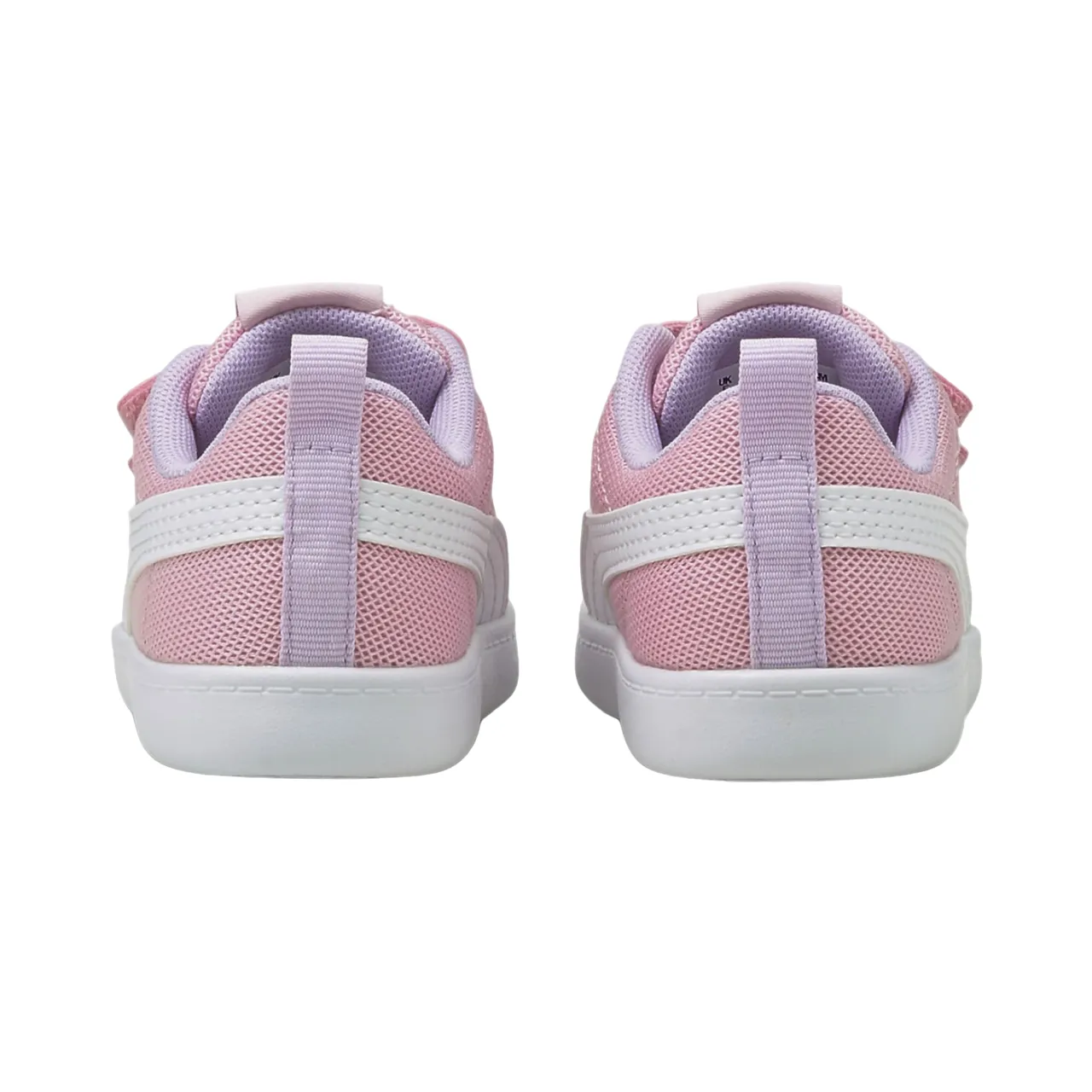 Puma Courtflex v2 Mesh V children's tear-off sneaker 371759-08 pink-white