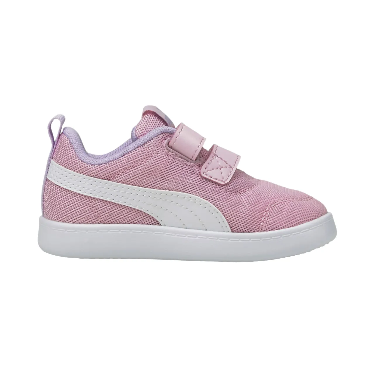 Puma Courtflex v2 Mesh V children's tear-off sneaker 371759-08 pink-white