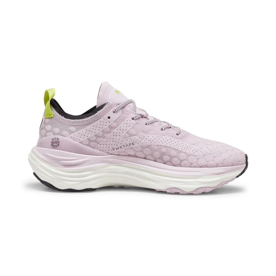 Puma ForeverRun Nitro Women's  Running Shoes SS24 Grape Mist-Puma Black-Lime Pow