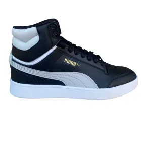 Puma Shuffle Mid men's high sneaker shoe 380748-02 black-grey-gold