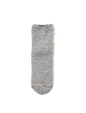 RoToTo Double Face Room Socks Thermo Fleece Mid Grey