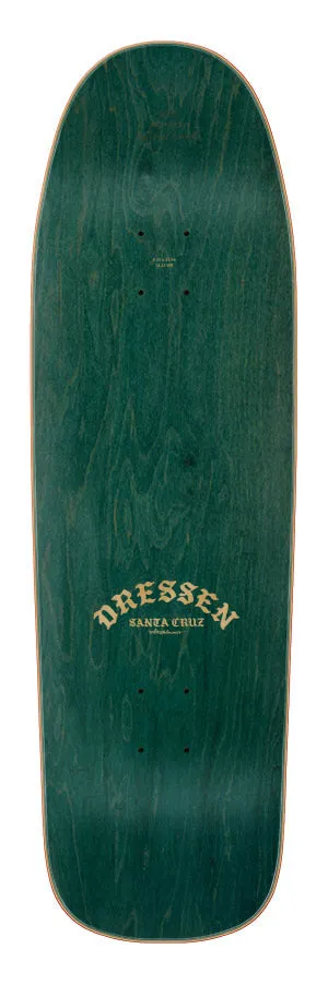 SANTA CRUZ DECK DRESSEN ROSE CROSS SHAPED 9.3 X 31.9