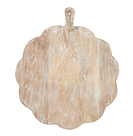 Scalloped Wood Serving Board