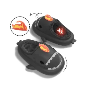 Sharkicks Basic - Winter Fire Kaiju Heel-open Shark Slippers