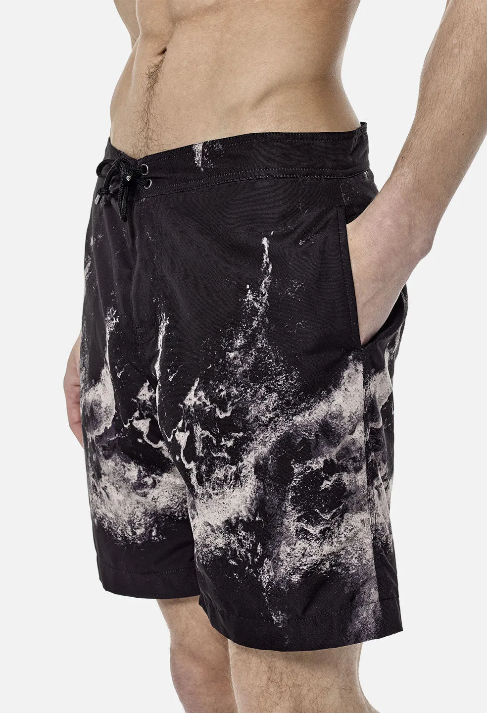 Solar Board Shorts / Black Wave